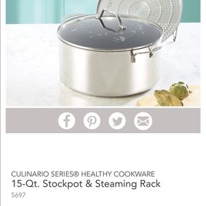 PRINCESA HOUSE stockpot &steaming rack